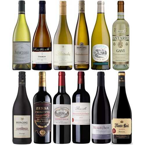 Buy And Send The Premium Mixed Twelve Case of Wine Gift Online